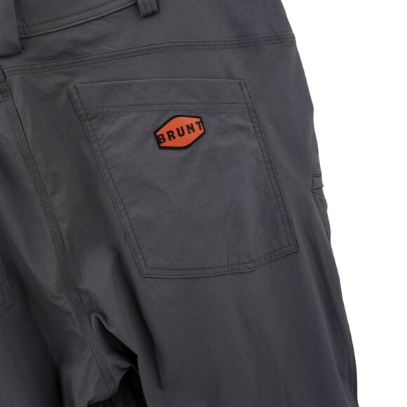 Brunt The Costello Ripstop Gray Pants Size 40 x 34 Stretch Technical Travel - Picture 8 of 11